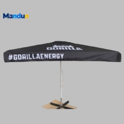 3x3m square parasol with customized logo printed 10x10ft