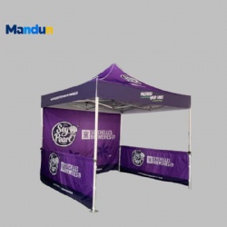 10x10ft custom canopy tent with side walls