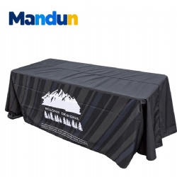 6ft Custom Printed Table Cover with Logo for Trade Shows