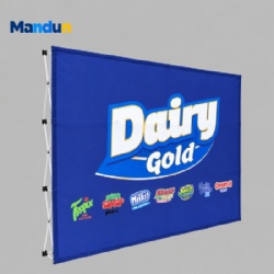 Custom Straight Fabric Pop Up Display Backdrop